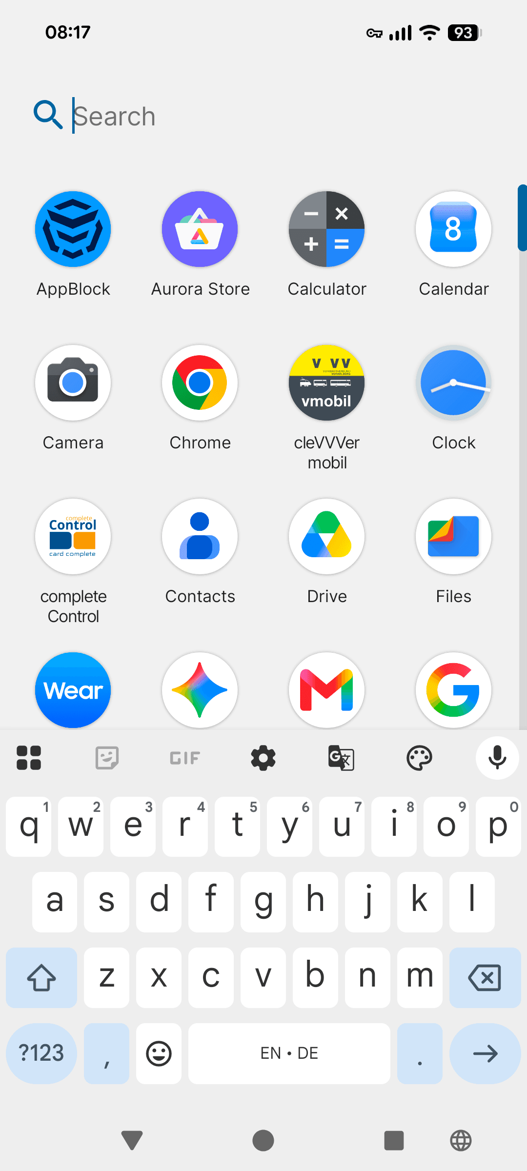 Leewyn blocked page on a real phone